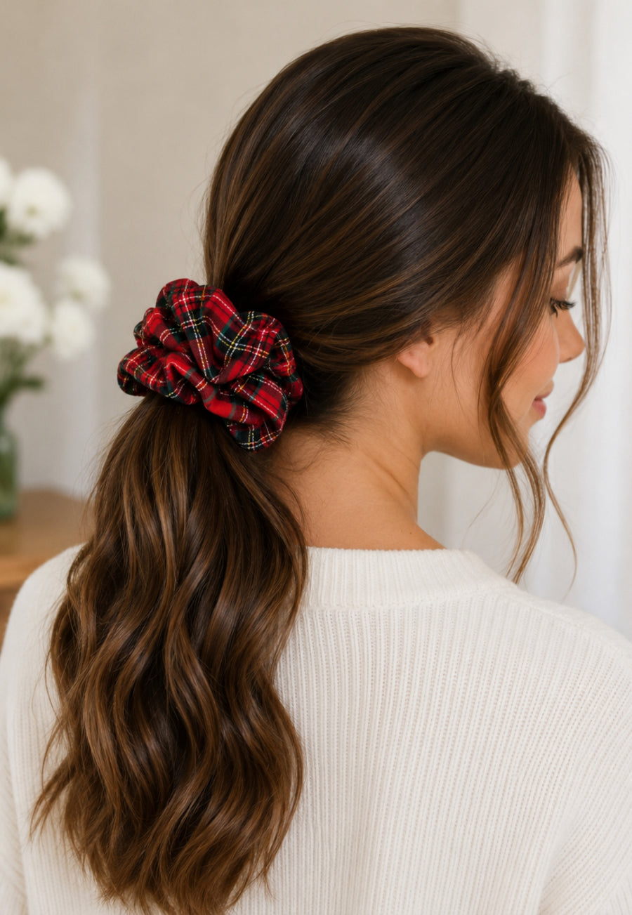 Lindsay Tartan Scrunchie