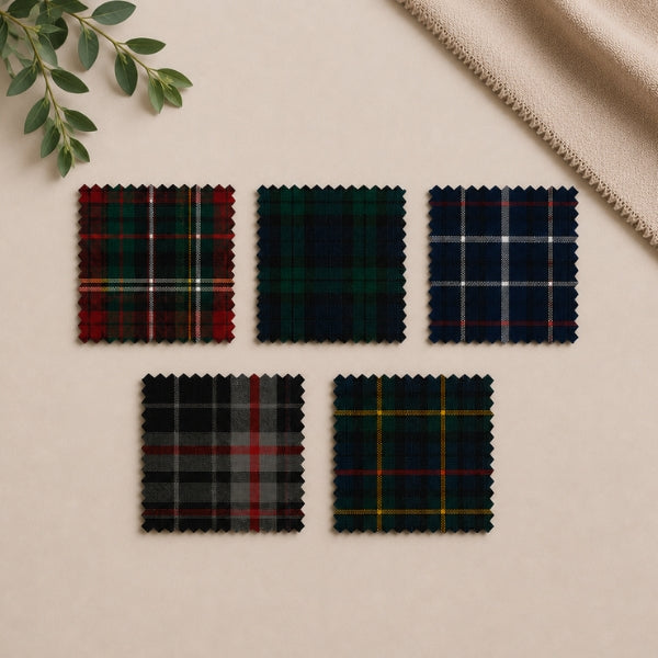 Échantillons de tartan