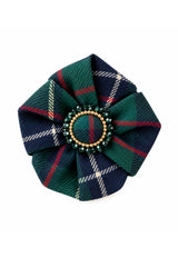 Murray Beaded Tartan Brooch