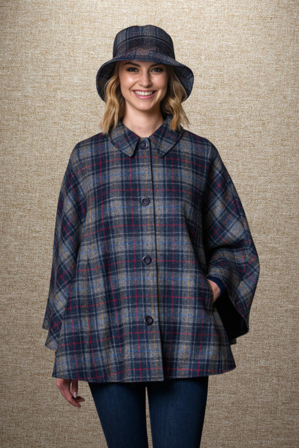 Women's Tartan Cape