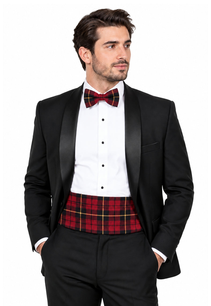 Cameron Tartan Cummerbund & Bow Tie Set