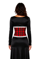 Tartan Lace-Up Corset