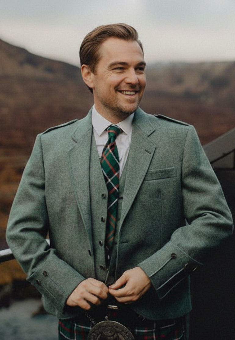 Tartan Narrow Neck Tie