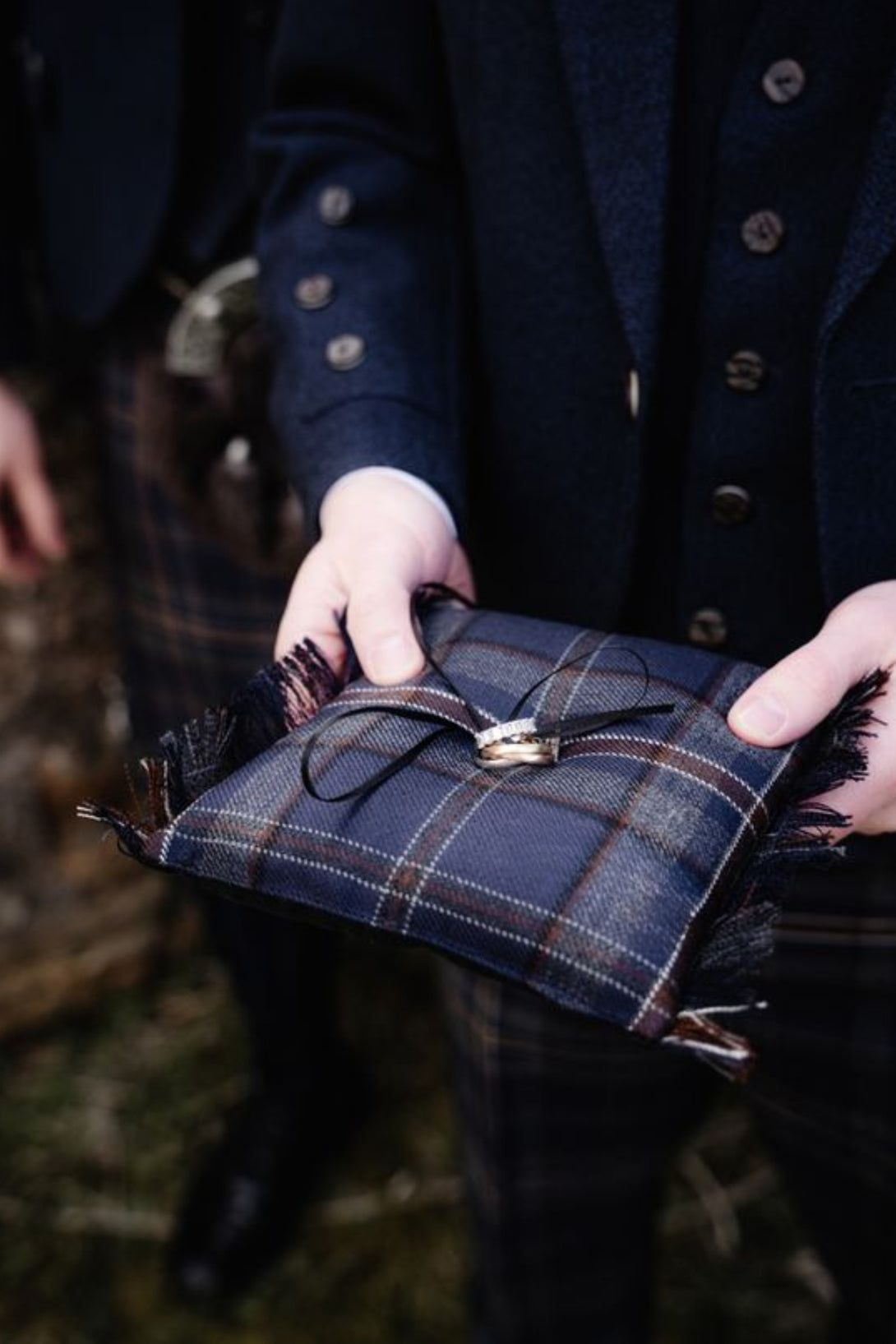 Tartan Ring Cushion