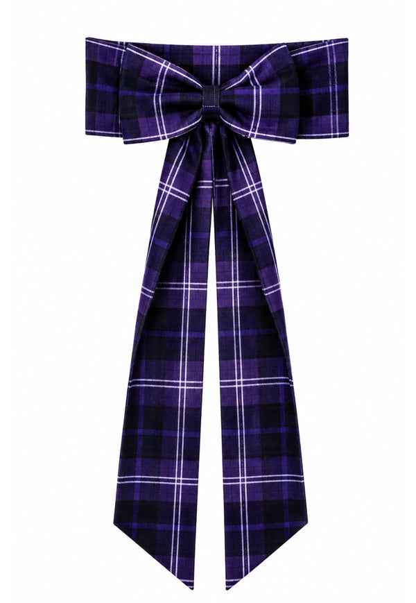Tartan Sash with Bow