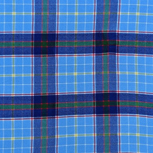 Texas Blue Bonnet tartan swatch