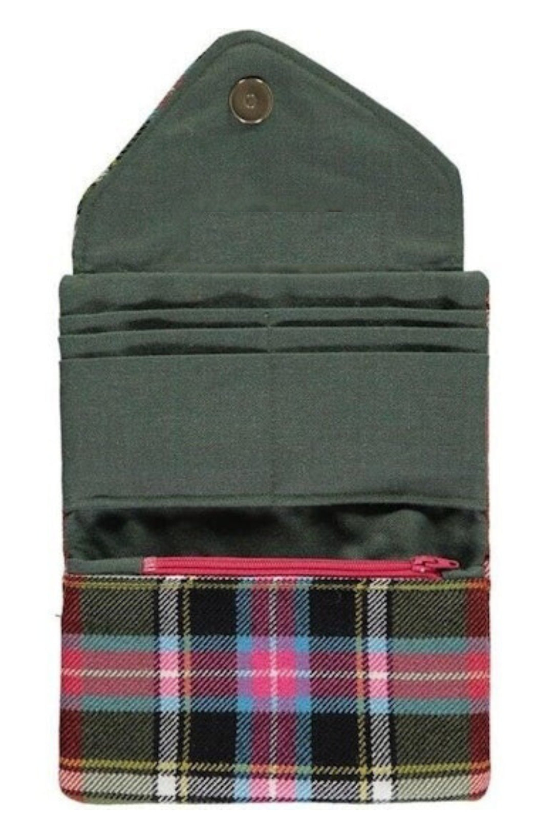 Spacious Tartan Wallet