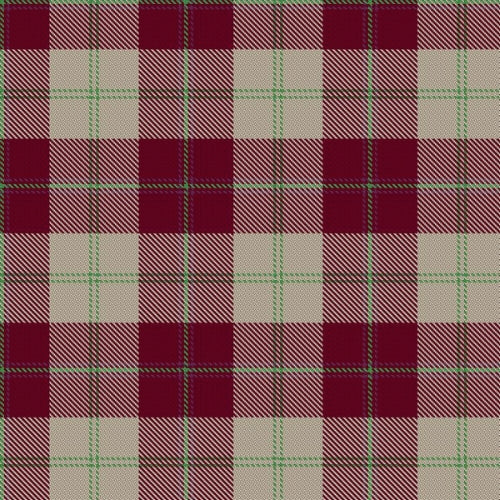 Torridon Burgundy tartan swatch