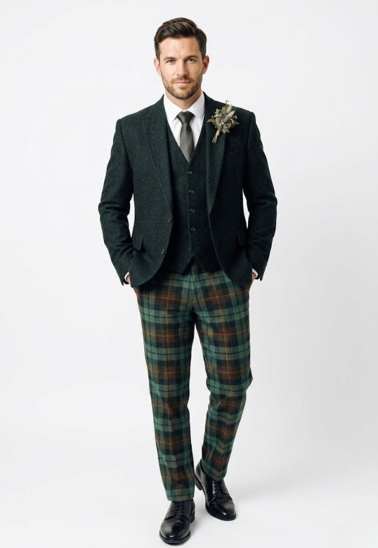 Ensemble de 5 pièces en tweed