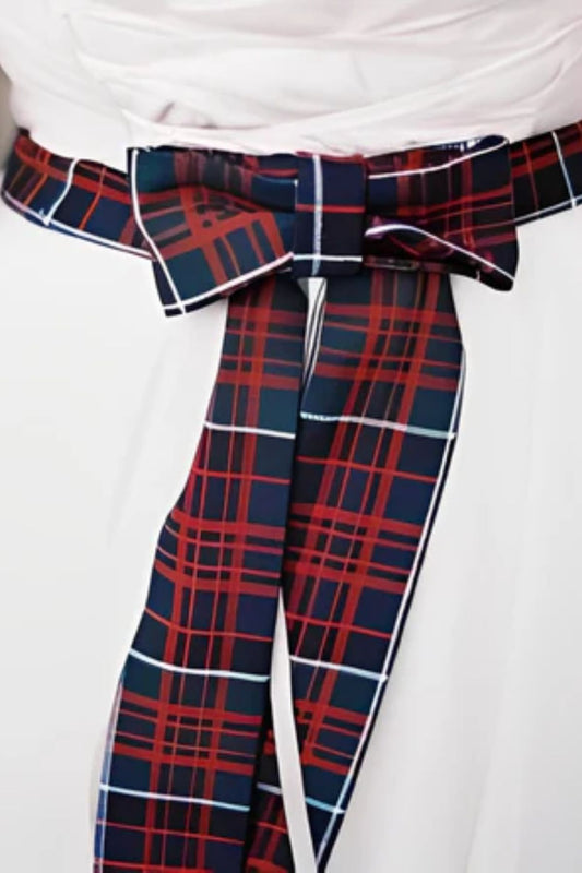 Buchanan Women's Tartan Bow Belt