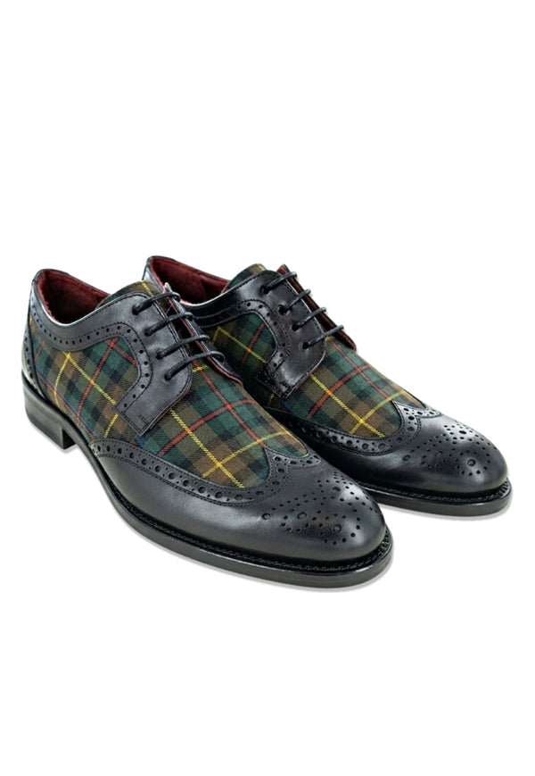 Women's Tartan Ghillie Brogues