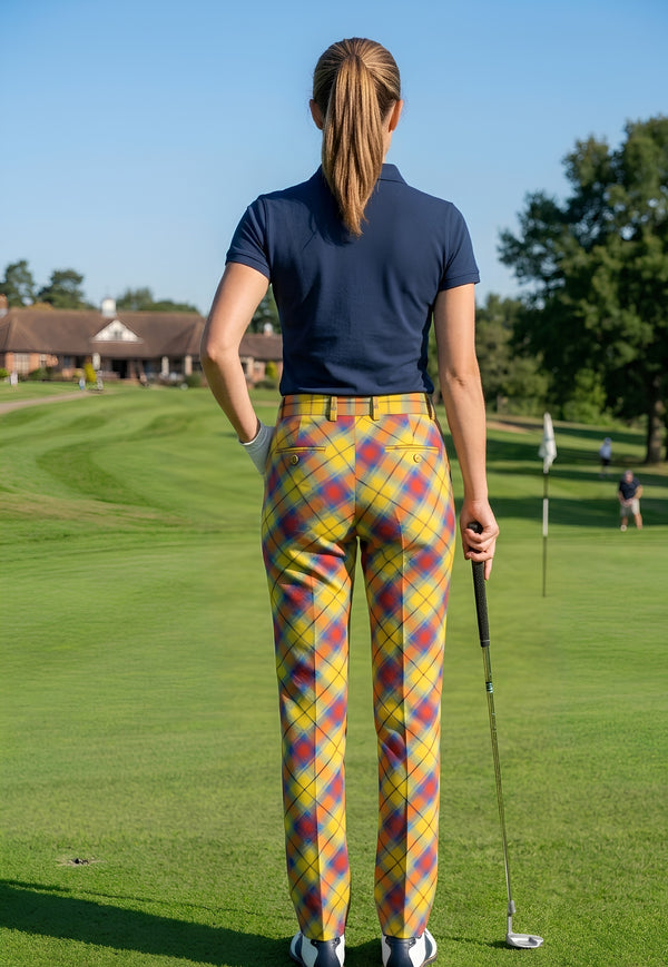 Women's Tartan Golf Trouser