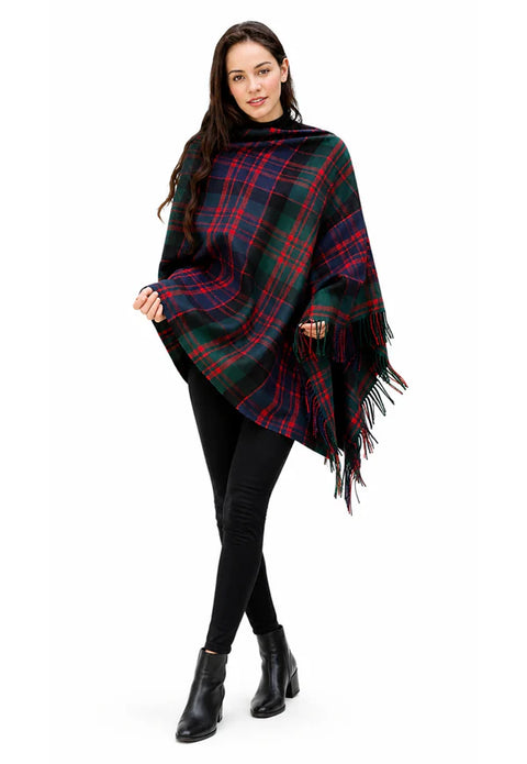 Cameron Women's Tartan Poncho