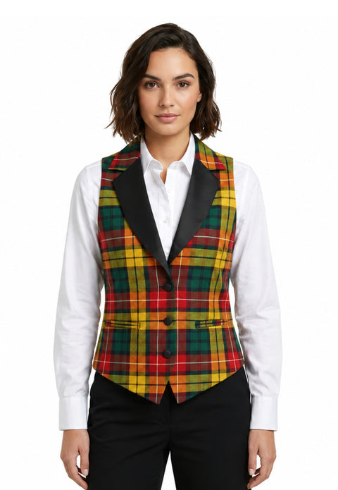 Wallace Tartan Waistcoat with Lapels