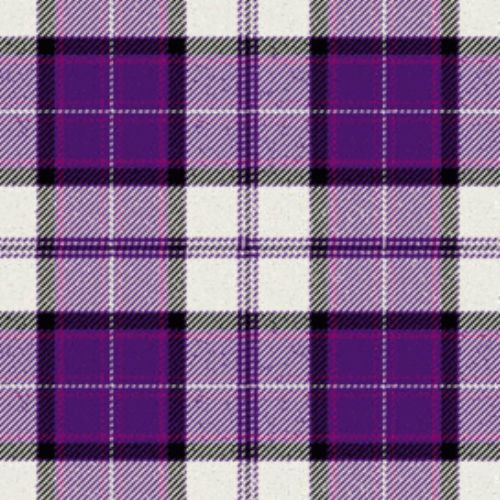 Yarrow Dress Purple tartan swatch