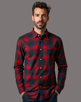 Buchanan Plaid Long Sleeve Button Shirt
