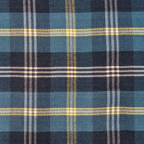 Gorman Blue tartan swatch