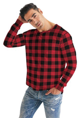 Buchanan Round Neck Full Sleeve Tartan Polo Shirt