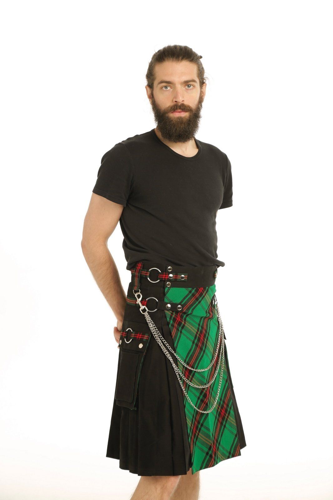 Highland Rebel Hybrid Kilt - Left Side View