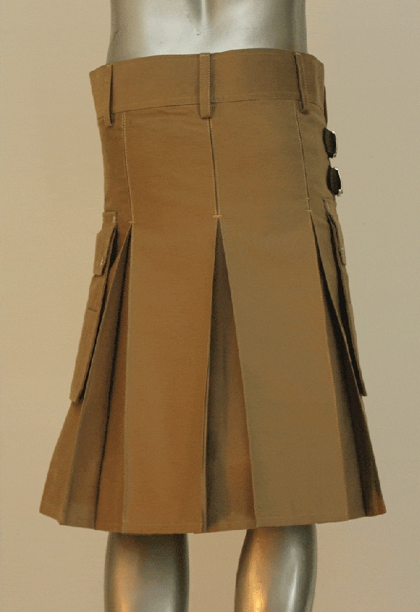 Aesthetic Kilt For SteamPunk - Back Side View