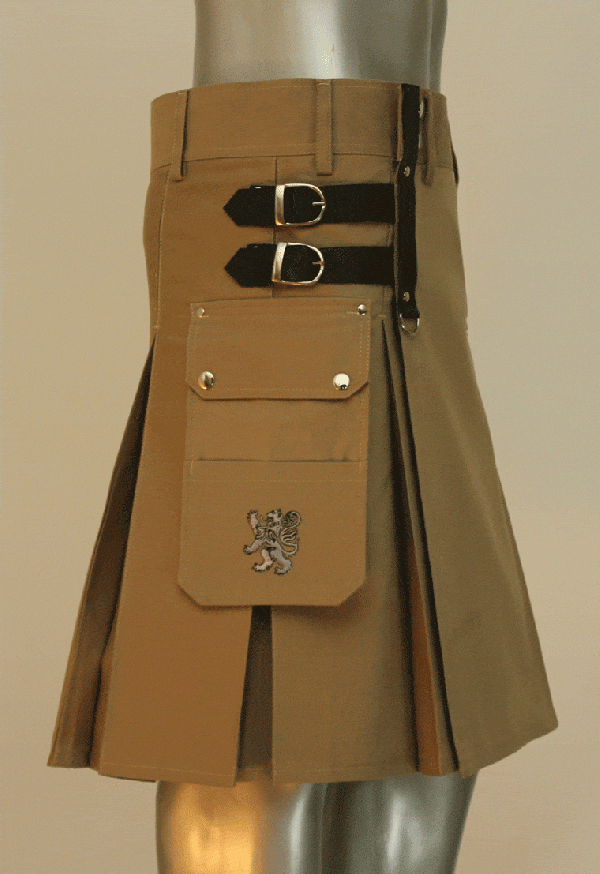 Aesthetic Kilt For SteamPunk - Left Side View