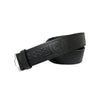 Ceinture de kilt en cuir gaufré Lion Rampant en cuir noir