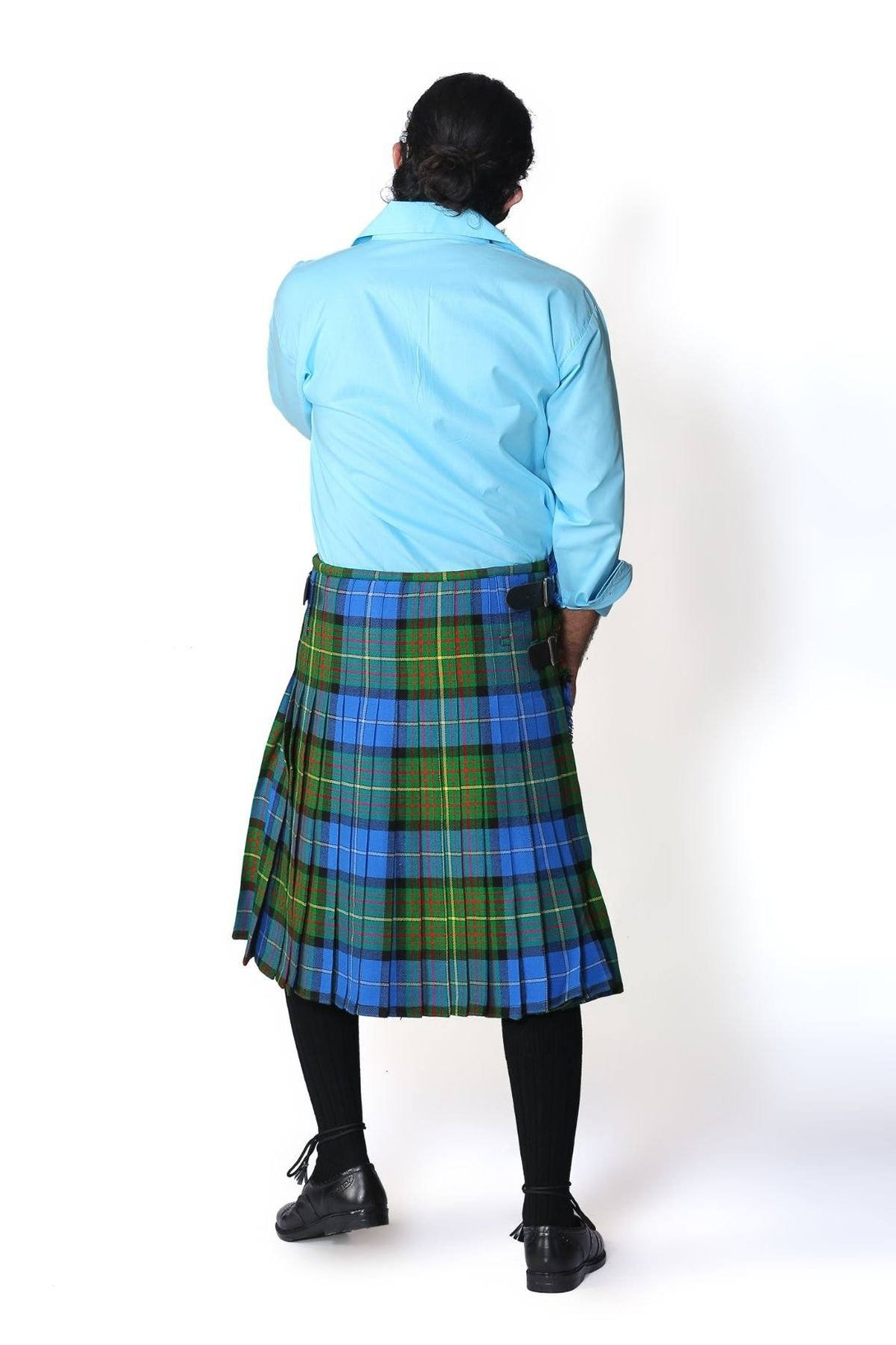 Scottish California Tartan Kilt  - Back side view