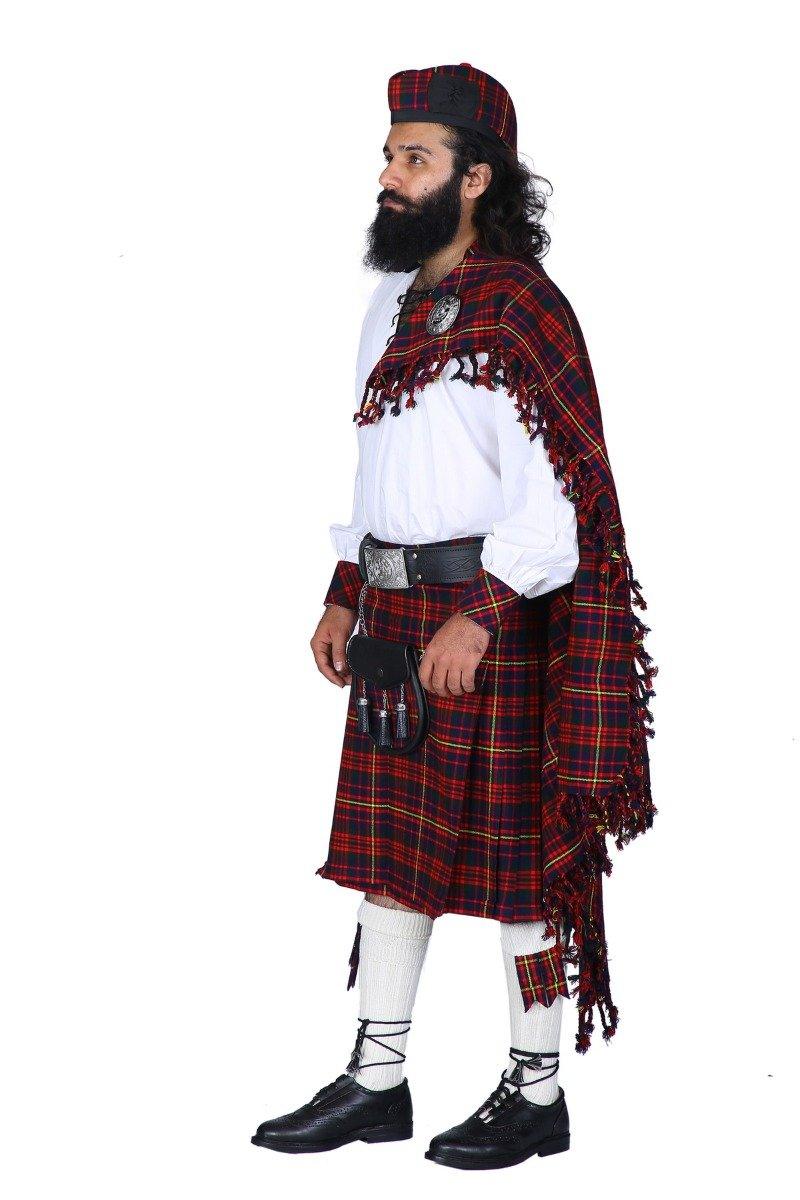 Cameron of Erracht Tartan Kilt - Right