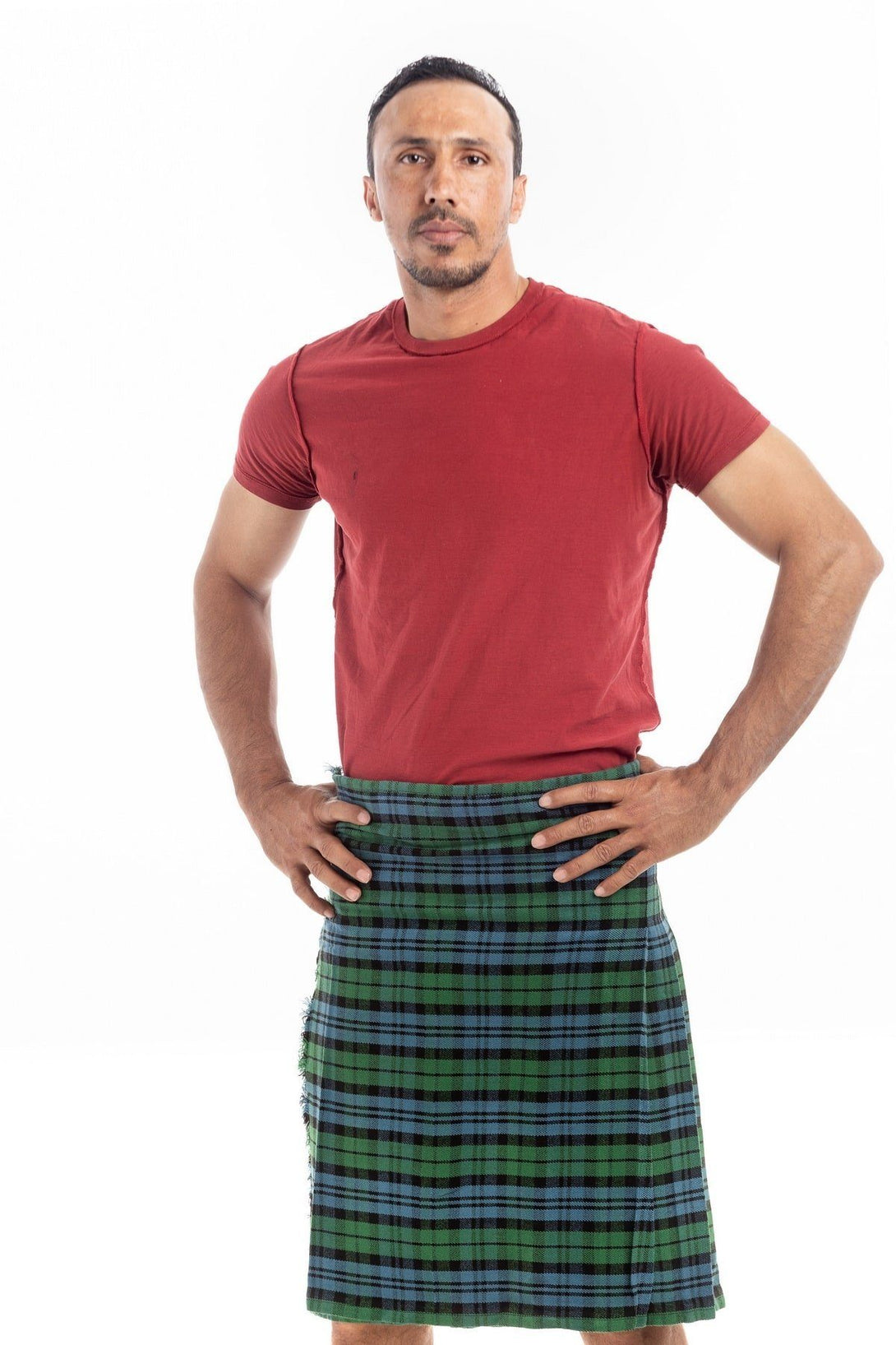 Campbell Military Tartan Kilt - right