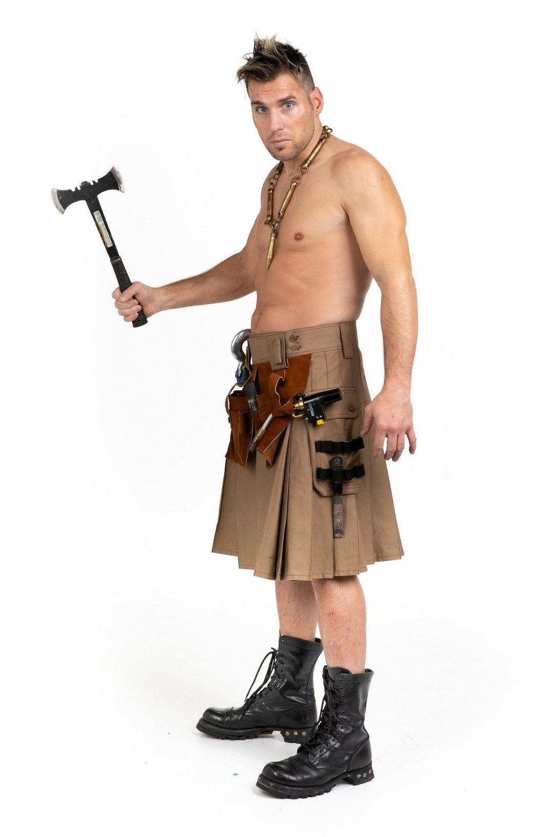 Carpenter's Pro Utility Tool Kilt - Left Side View