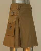 Casual Kilt For Every Men In Brown