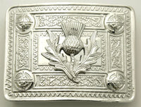 Noeud celtique avec boucle de chardon pour ceinture de kilt