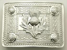 Noeud celtique avec boucle de chardon pour ceinture de kilt