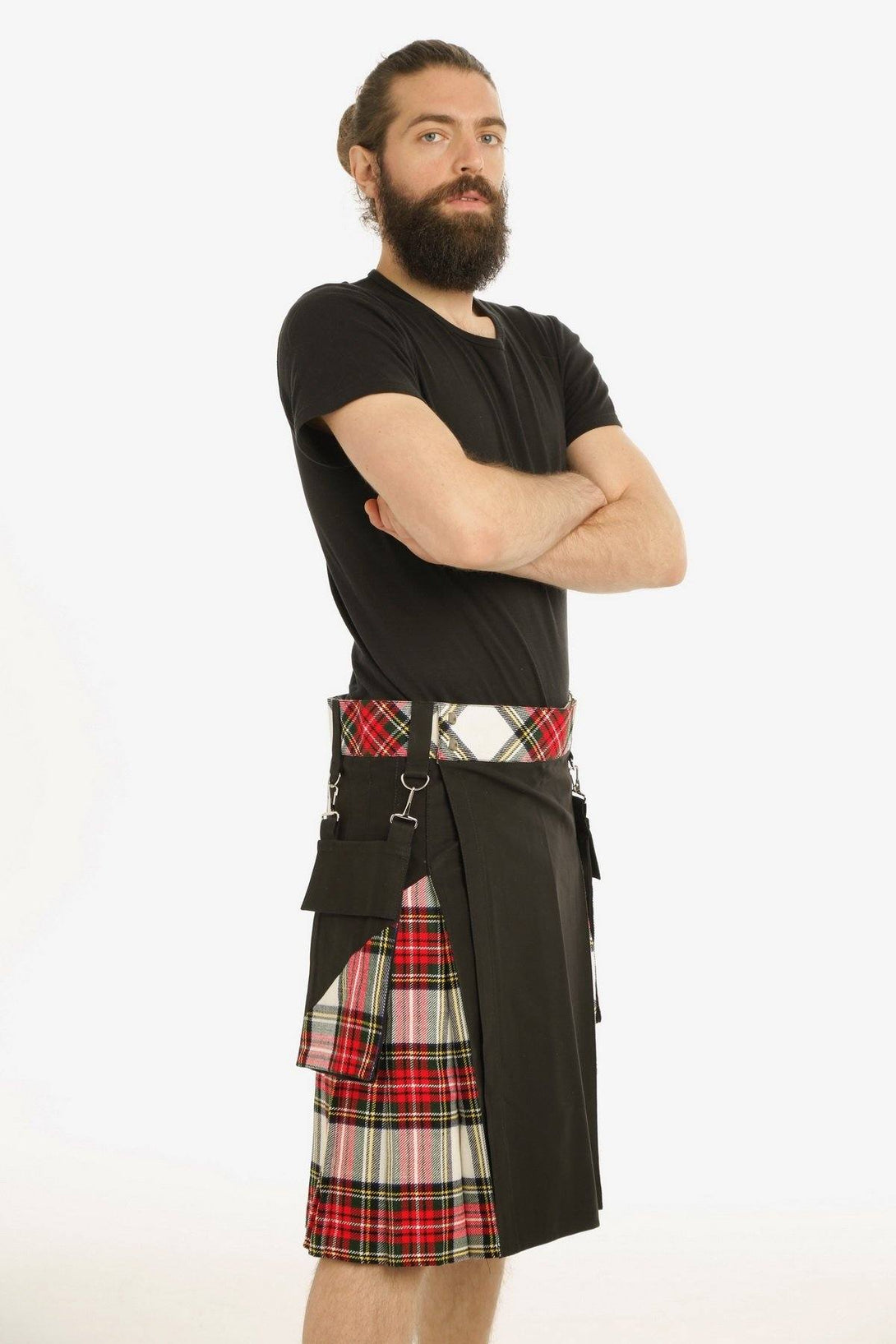 Tartan Hybrid Kilt - Right Side View