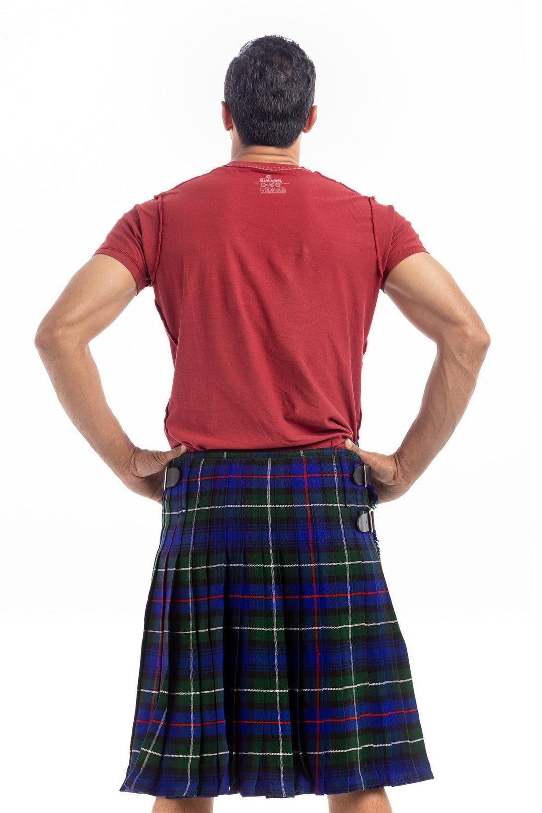 Cumbernauld District Tartan kilt - Back View