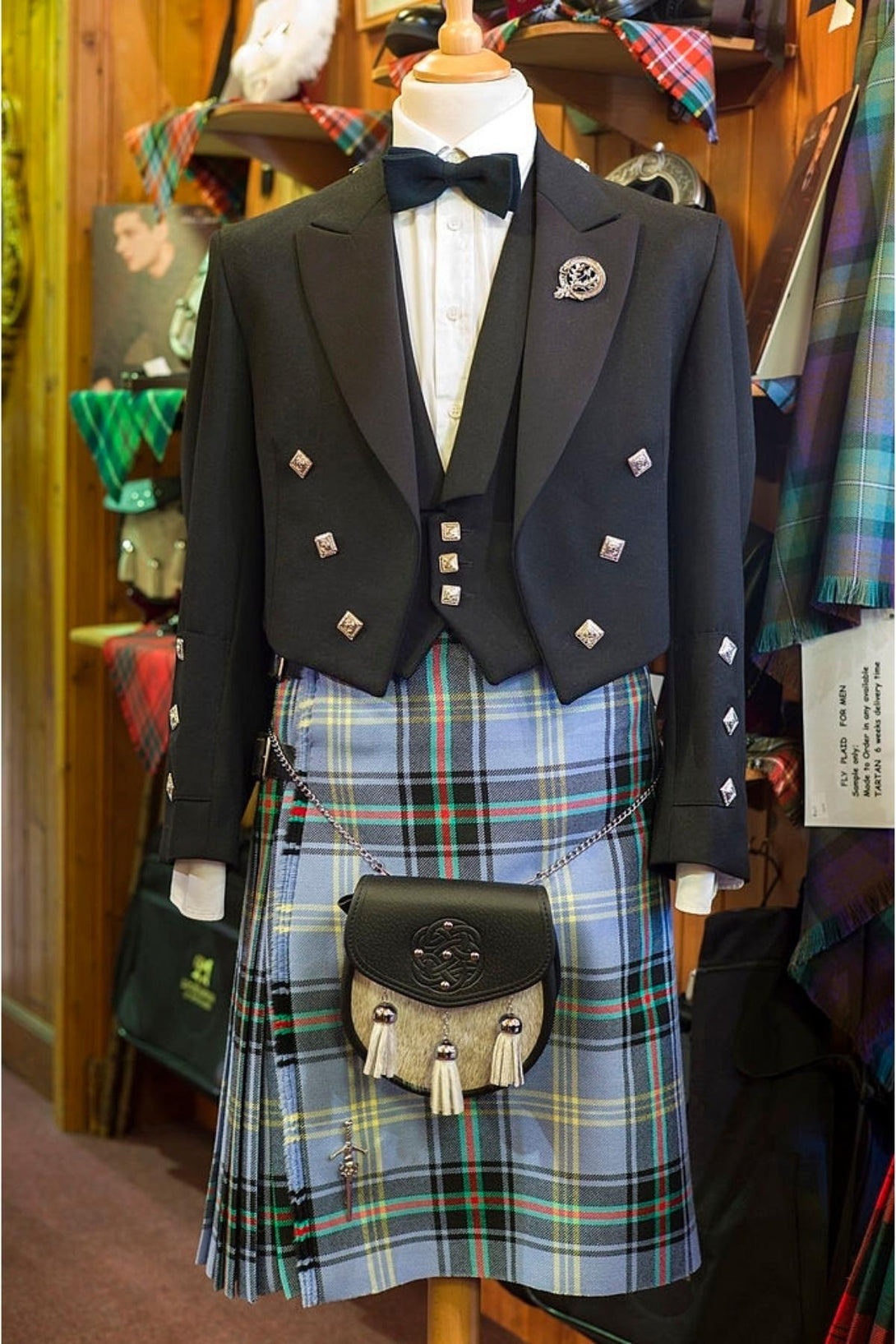 Kilt Outfit Hommes En Kilt Tenue Prince Charlie Kilt Sur Mesure