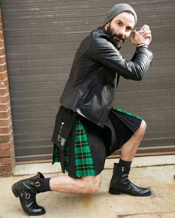 DELUXE HYBRID KILT - TARTAN BOX PLEATED