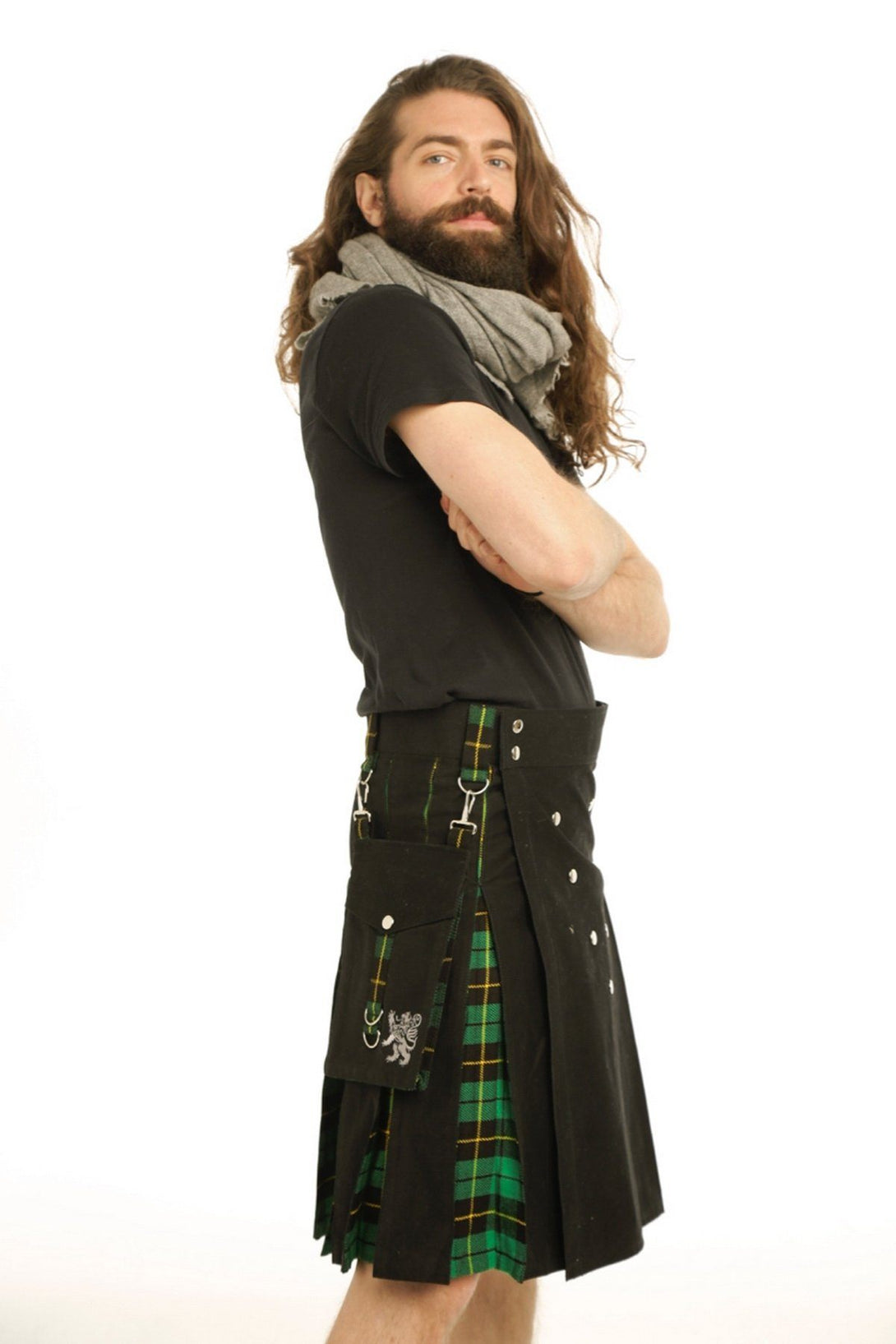 DELUXE HYBRID KILT Pocket In Black