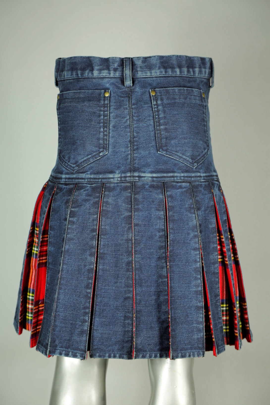 Denim Tartan Hybrid Pant Kilt for sale