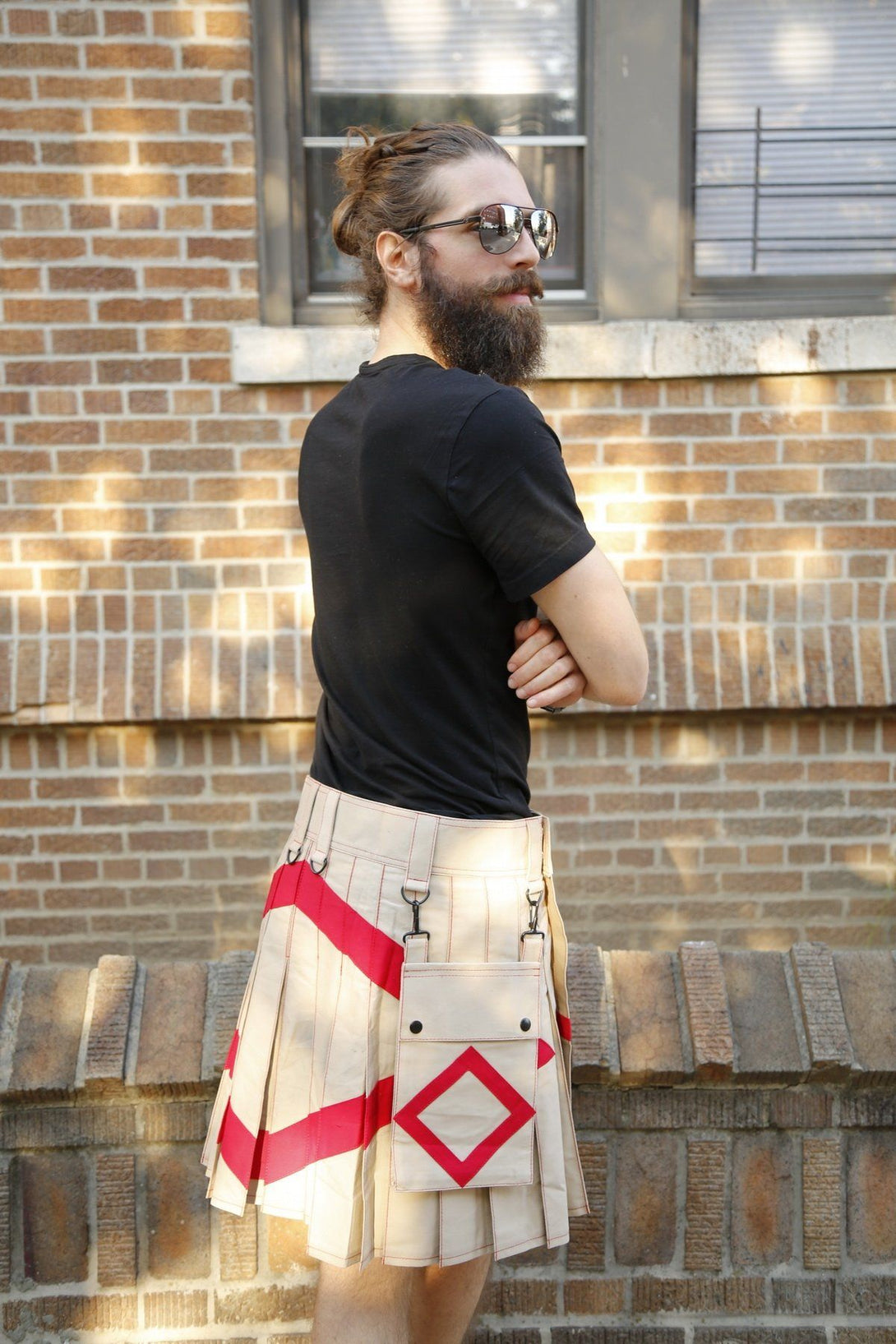 Mens Utility Kilt - Back Side View