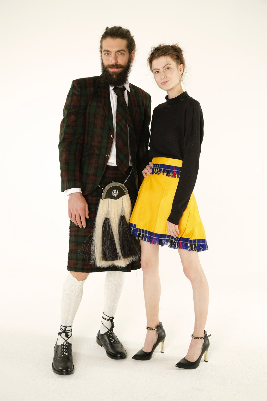 Women Stylish Kilt couple