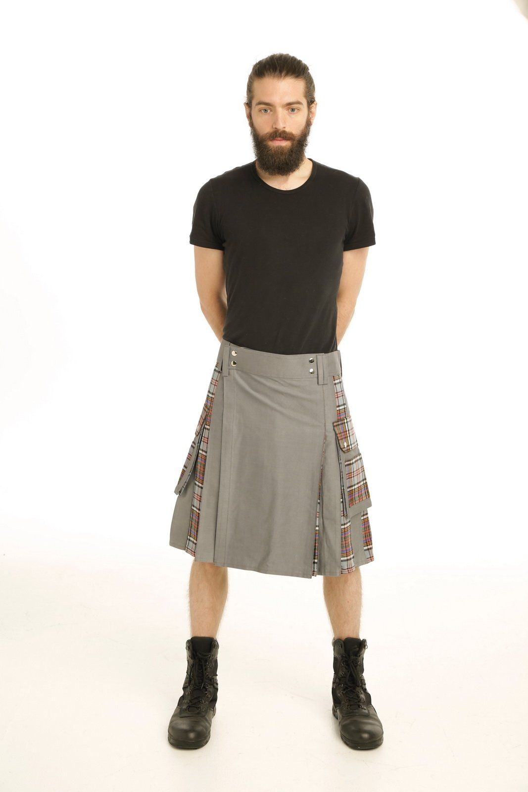 Gray Hybrid Kilt 