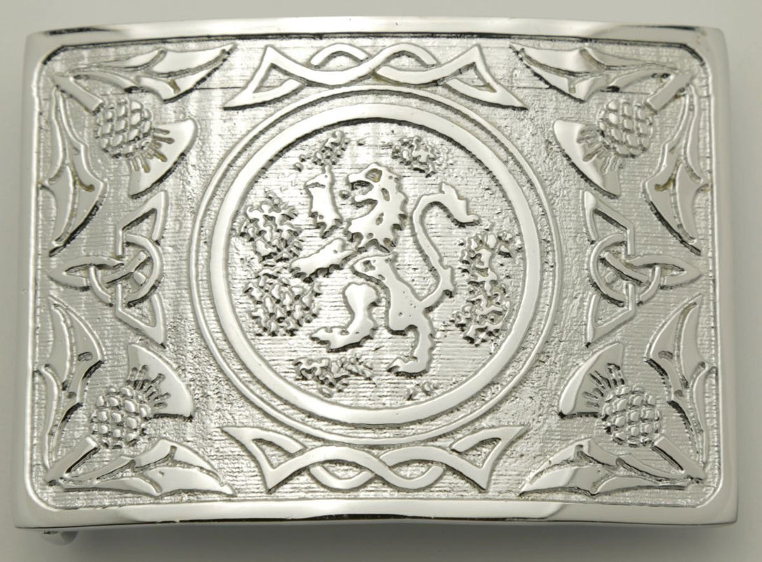 Highland Lion Rampant  Buckle For Kilt Belt