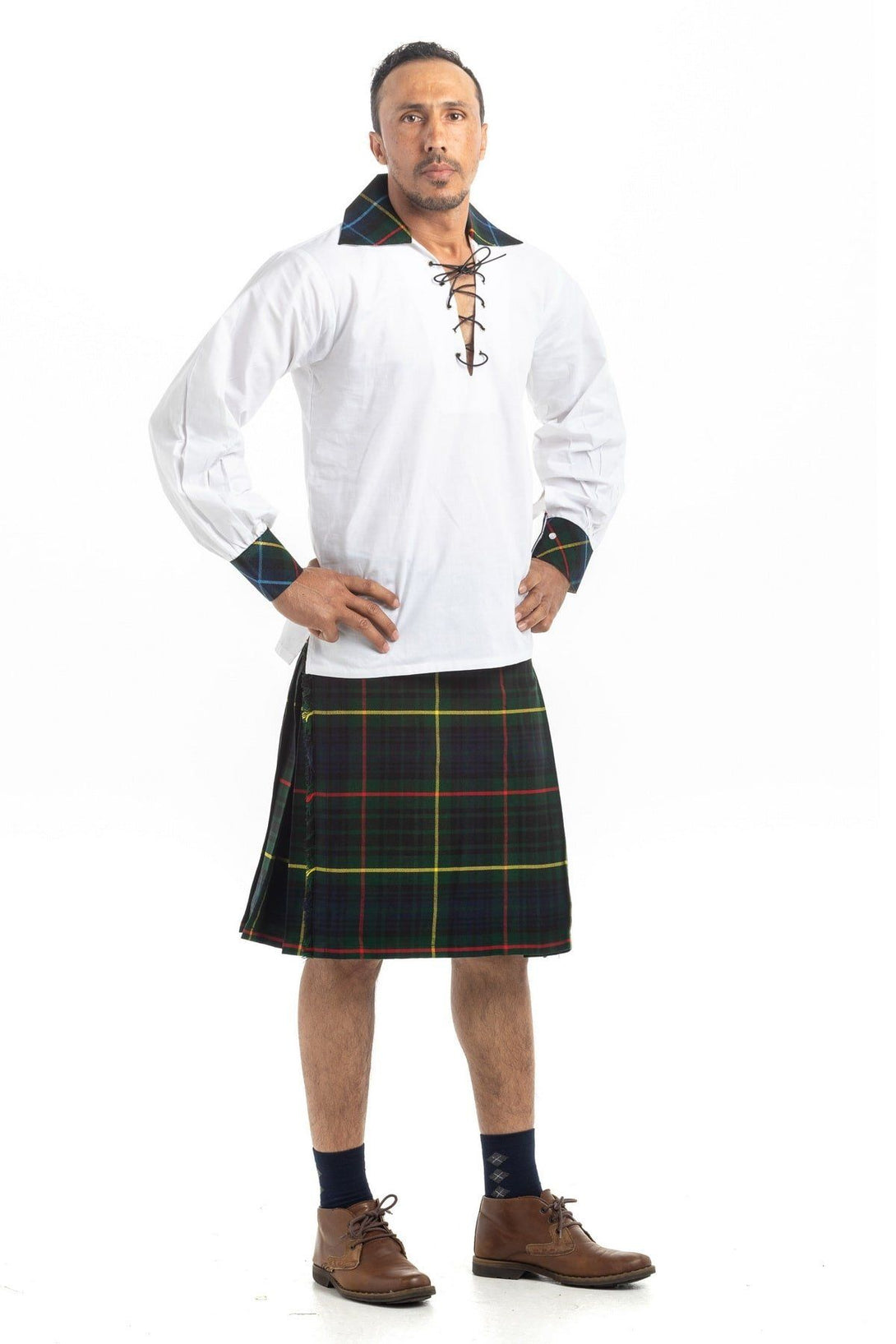 Stewart Hunting Tartan Kilt - Right