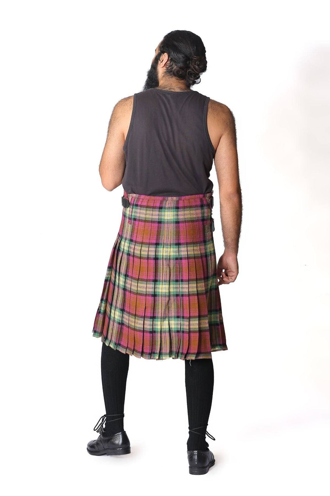 Isle of Skye Tartan Kilt - Back side view