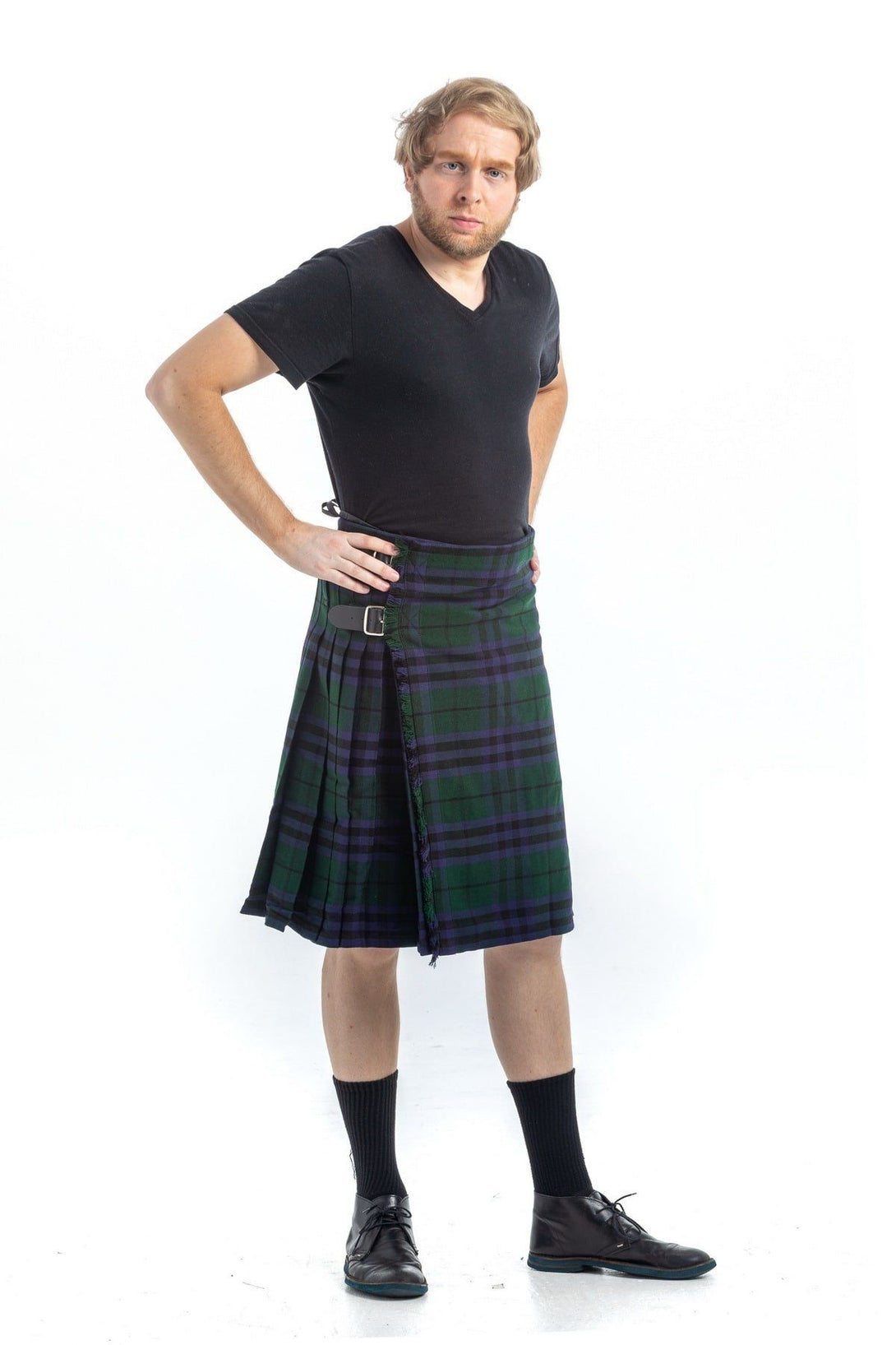 KEITH clan TARTAN kilt - Side view