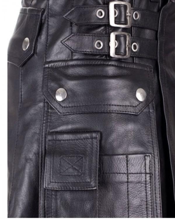 Leather Kilt Pocket View