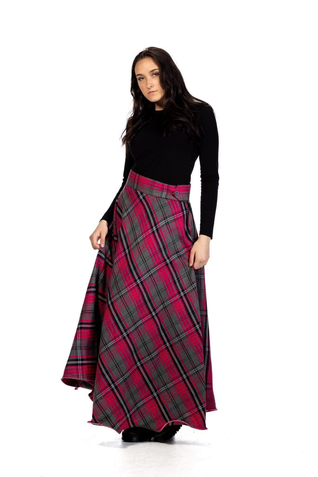 Ailsa Pink Tartan Kilt