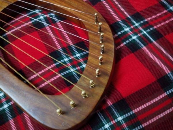 Lyra Harp Instrument Rosewood zoom veiw