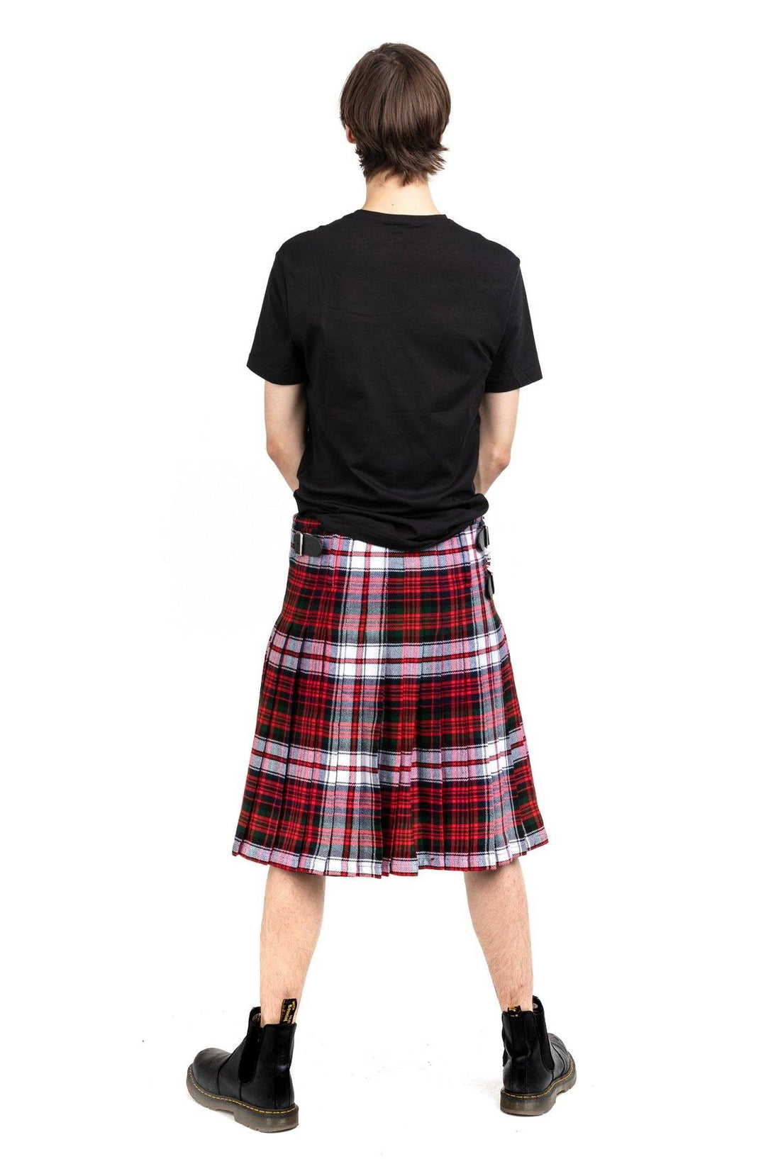 MacDuff Tartan Kilt - Back side view